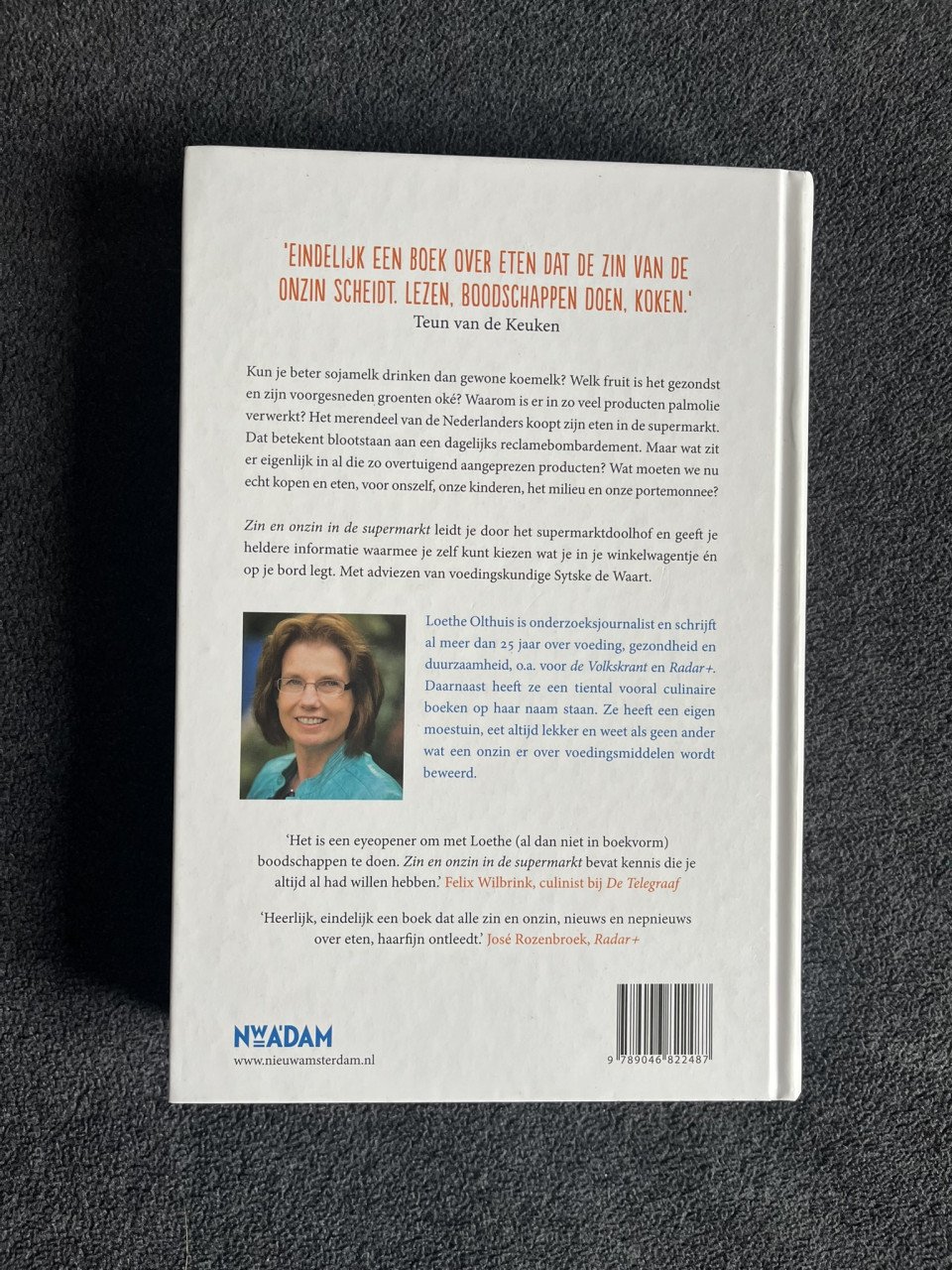 Boek 'Zin en onzin in de supermarkt'