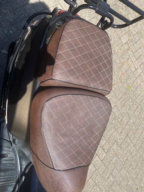 Schitterende btc riva luxury full option beugels windscherm dubbelzadel enz