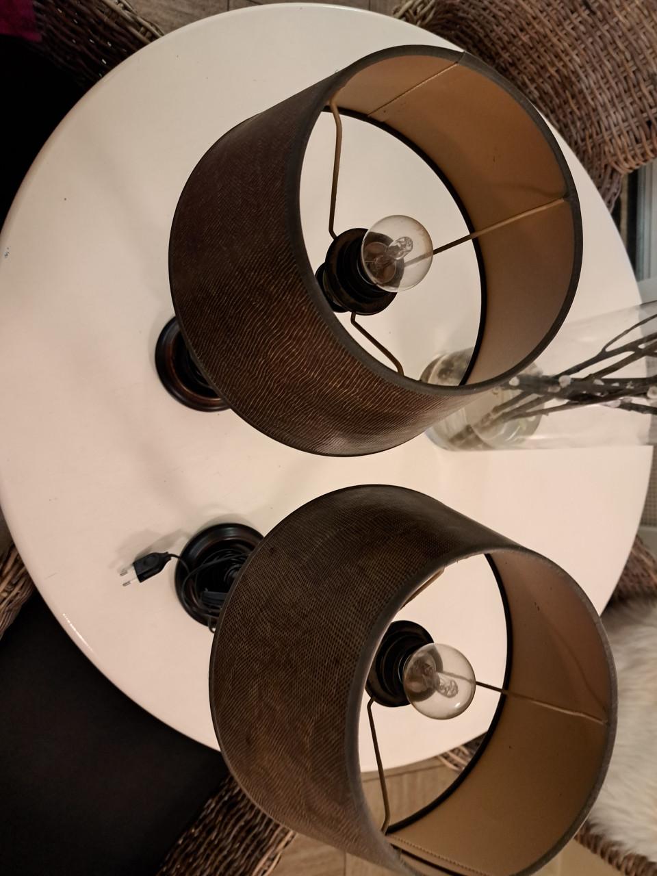 2 Lampen  tafelmodel