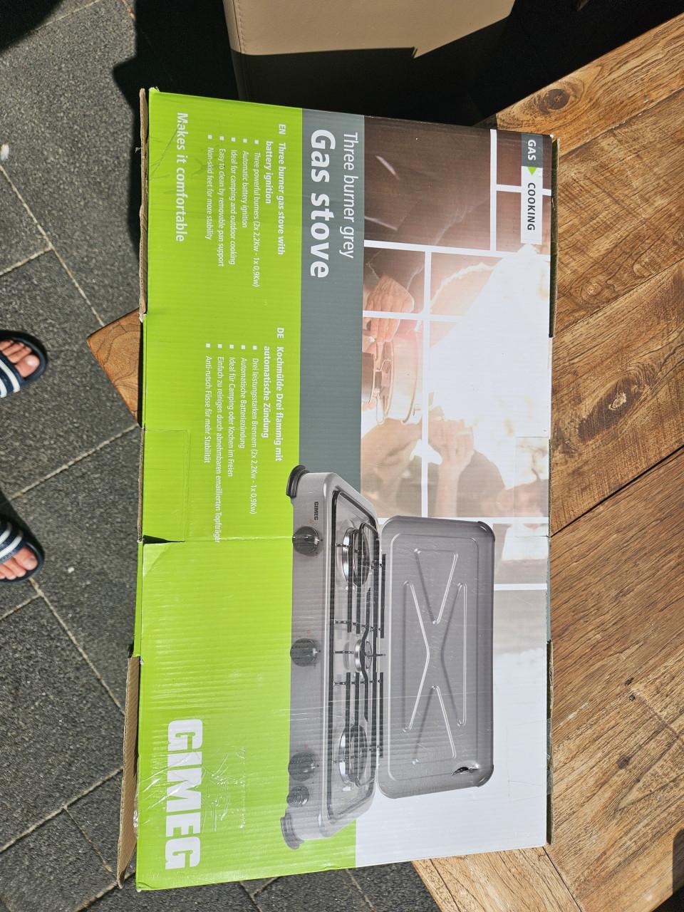 Gimeg 3 pits gas stove