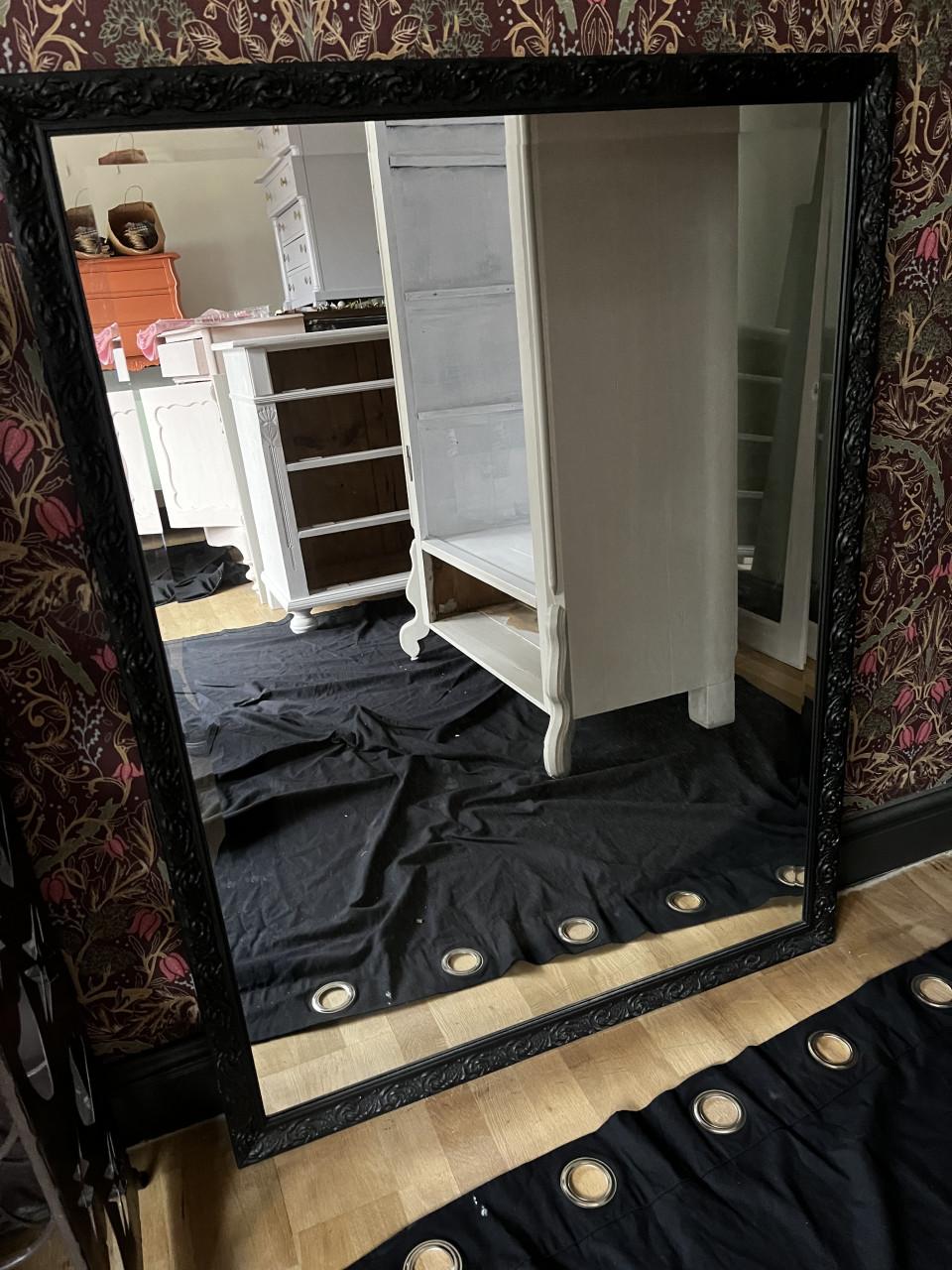 Brocante - facet geslepen-spiegel