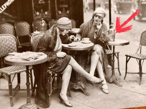 Vintage siphonflessen