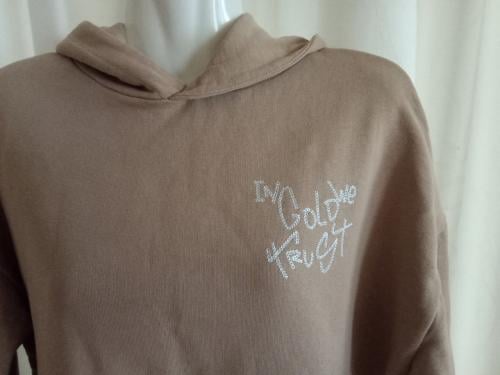 Bruine Hoodie merk Gold maat 38