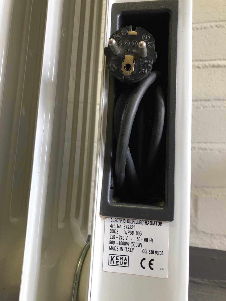 Electrische olie radiator