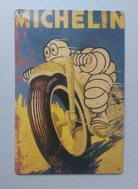 Michelin Metalen Bord