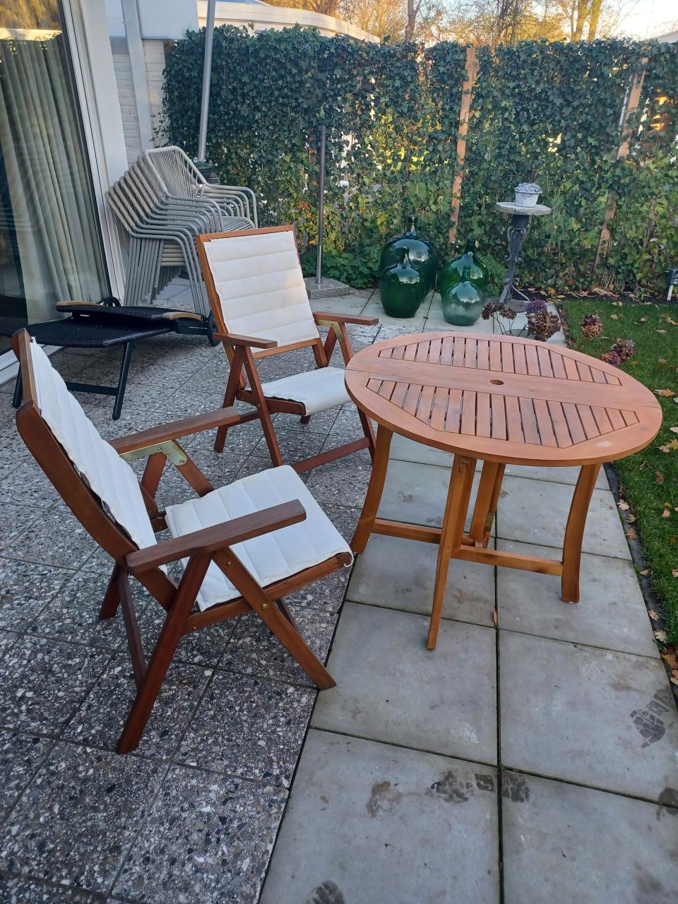 Klapstoelen hardhout