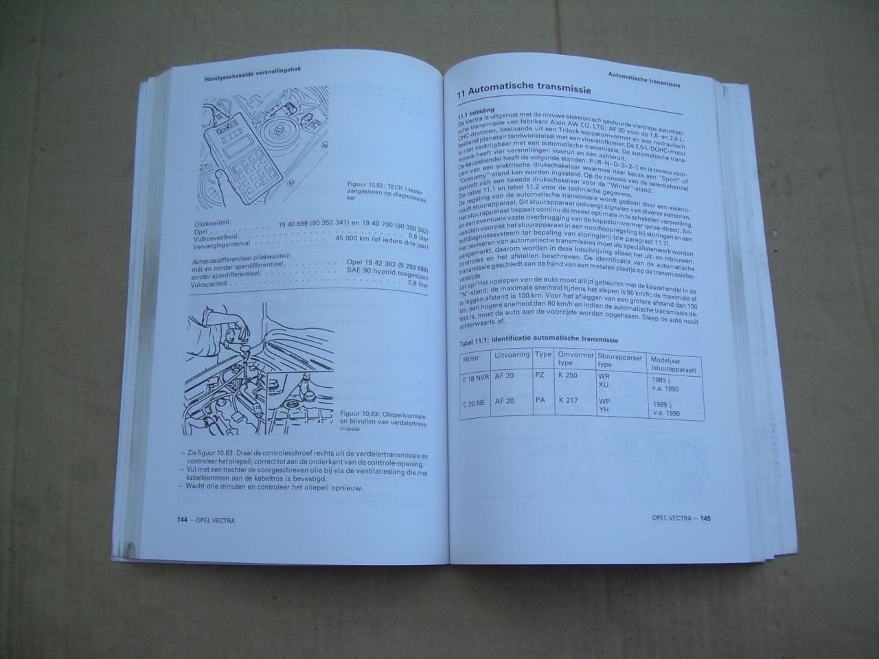 Vraagbaak Opel Vectra bwj. 1988 - 1991