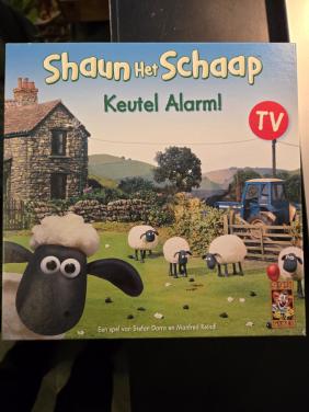 Bordspel Shaun het Schaap: Keutel Alarm! van 999 Games. ZGAN
