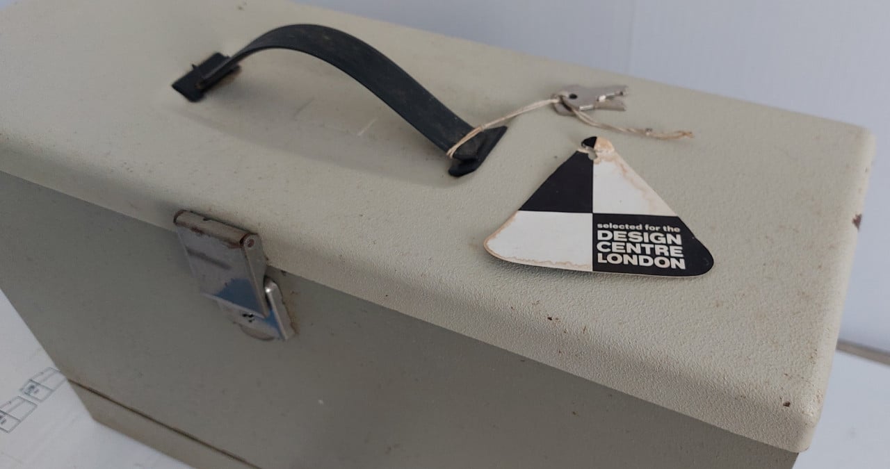 Twinlock Personal File dossierkoffer archiefkoffer vintage