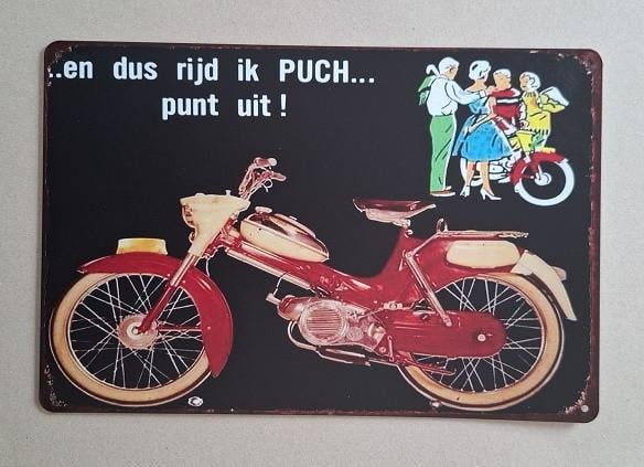 Puch Metalen Bord