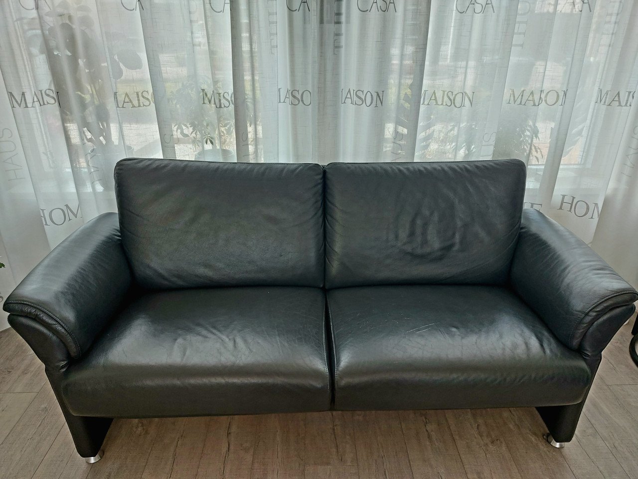 Te koop leren bank