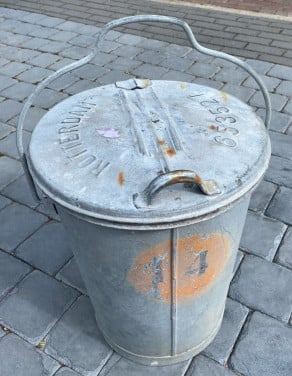Zinken Vuilnisemmer “Rotterdam”