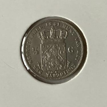 1/2 Gulden 1861 Willem III