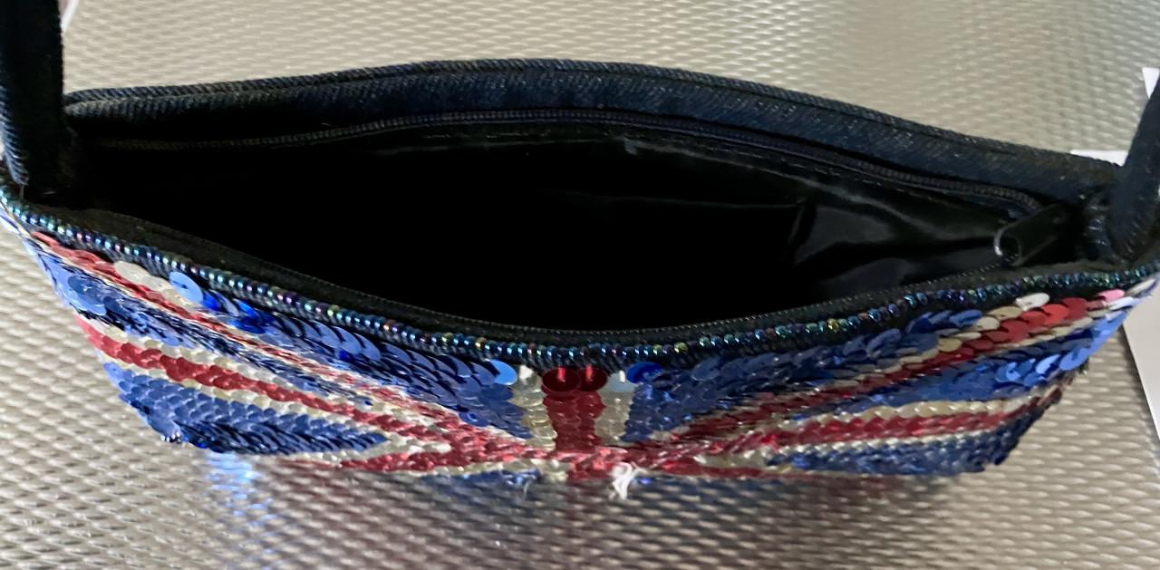 Vintage clutch / tas met pailetten