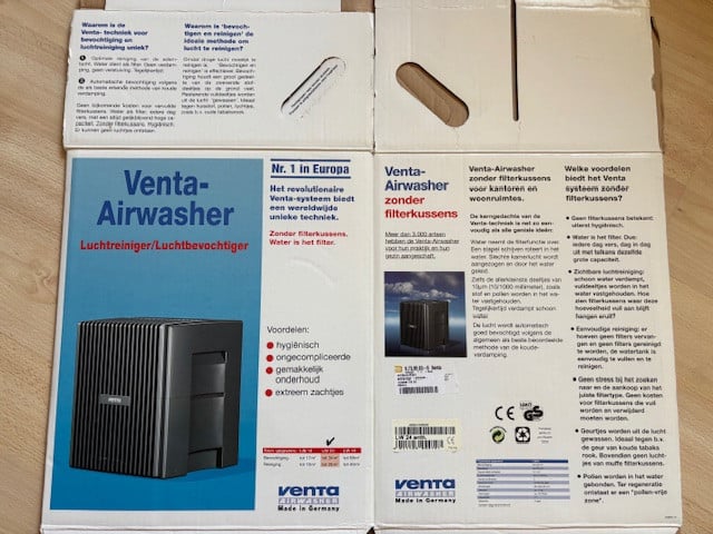 Venta airwasher (Luchtreiniger - luchtbevochtiger)