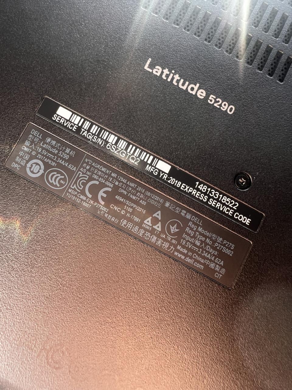 Dell Latitude 5290 i5 8e generatie