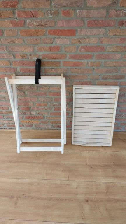 Z.g.a.n. witte butlertray met afneembaar dienblad