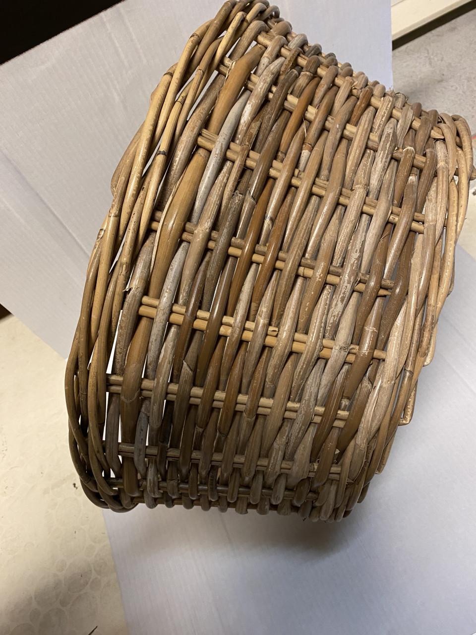 Kerstboom rieten ring