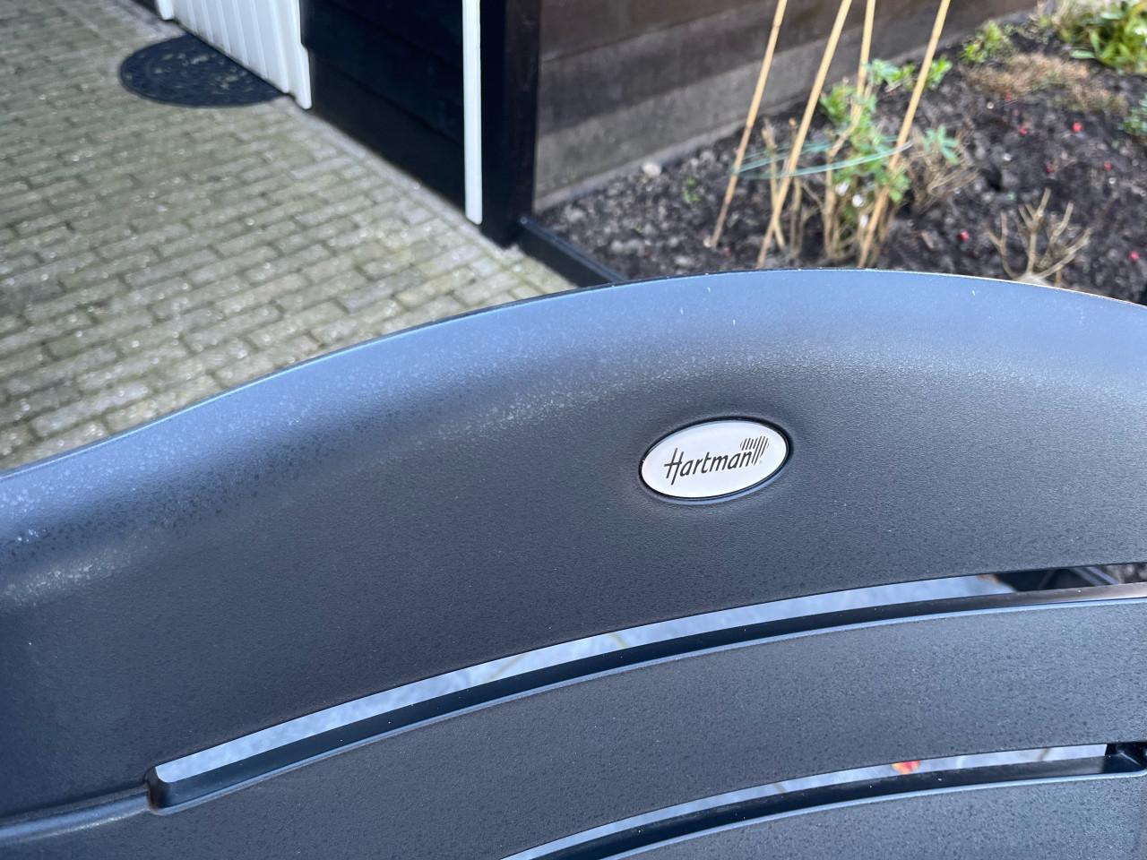 Hartman, 5 tuinstoelen met kussens en parasol