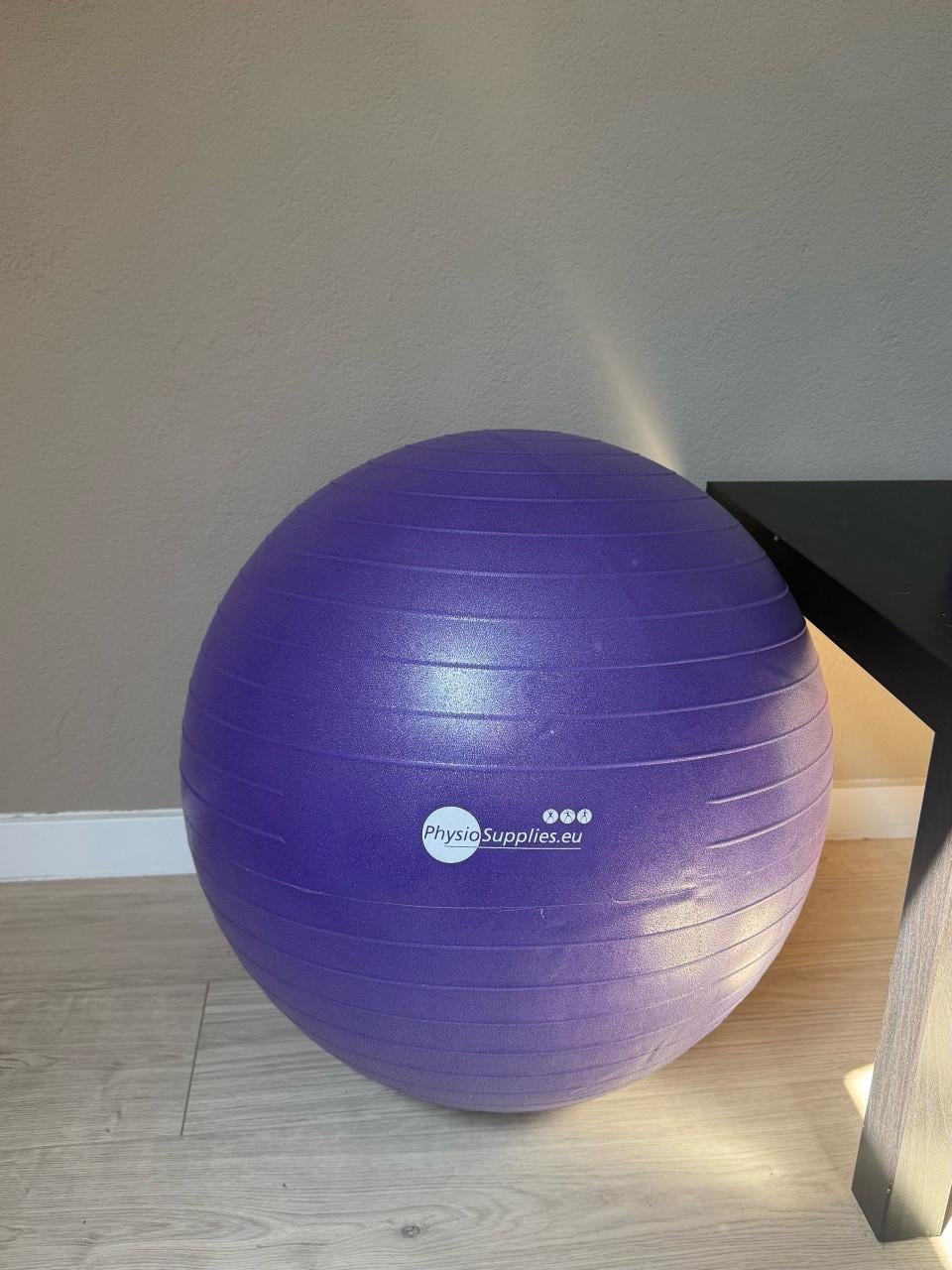 Fitnessbal paars 55cm nieuw