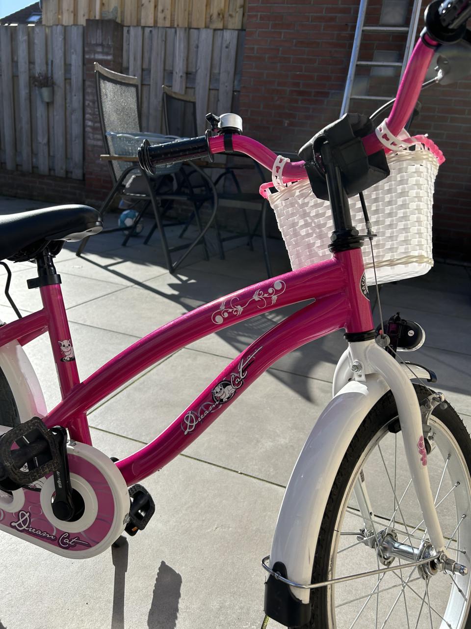 Meisjesfiets Dreamcat 18 inch