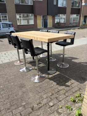 Statafel 100x200cm.