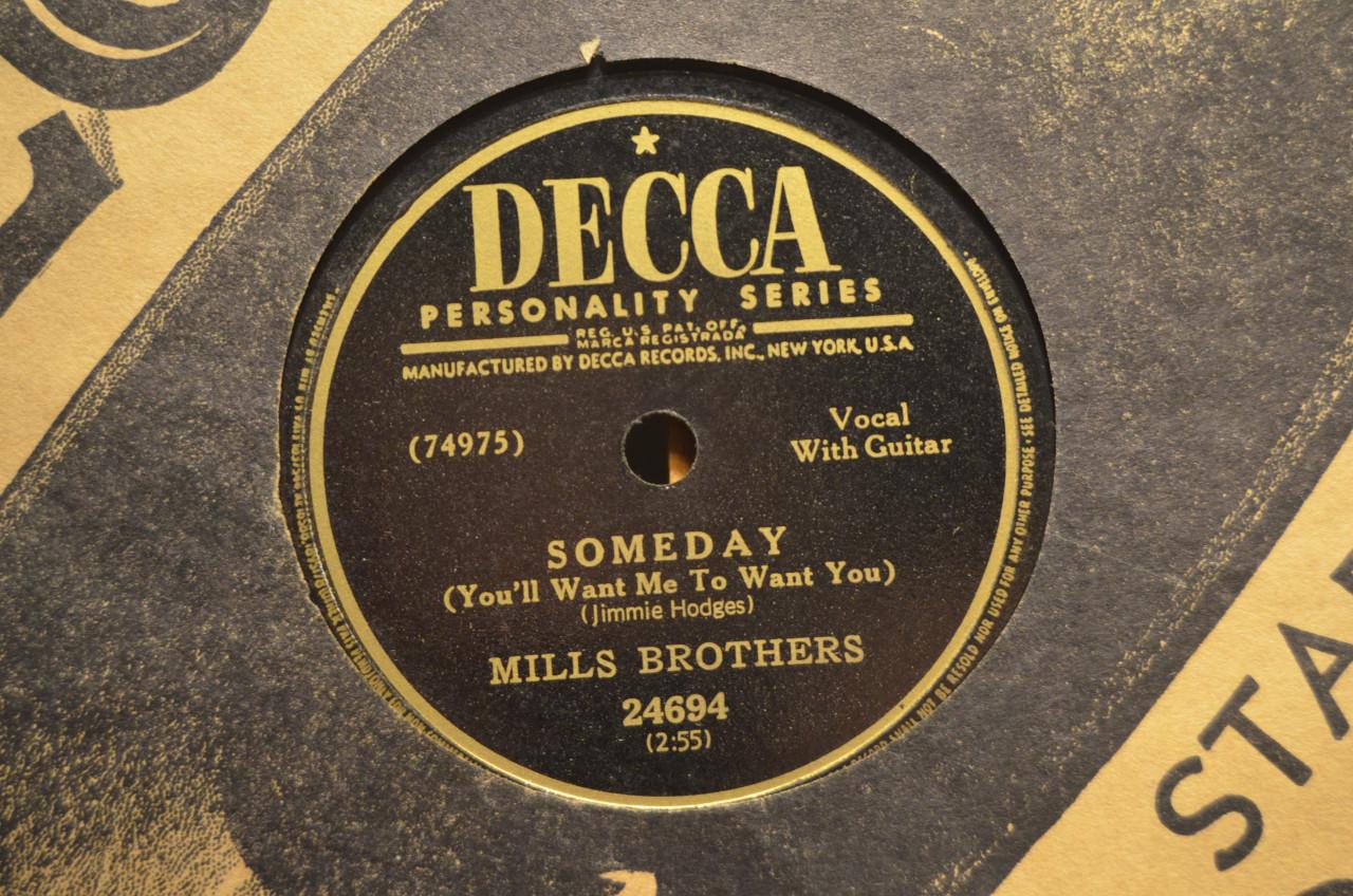 78 rpm Mills Brothers jaren '40 en '50 héél veel stuks. (5)