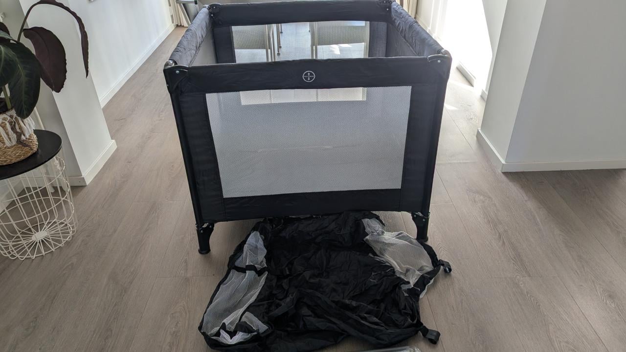 Opvouwbare box met verstelbare bodem