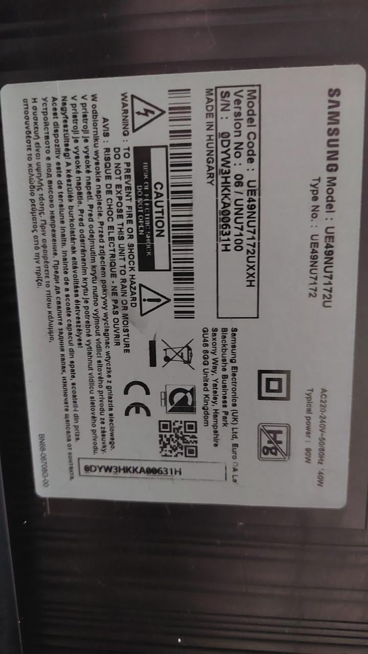 Samsung tv 49 inch  smart tv