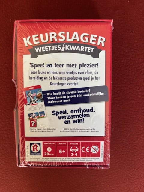 Kwartet, leuke weetjes over vlees