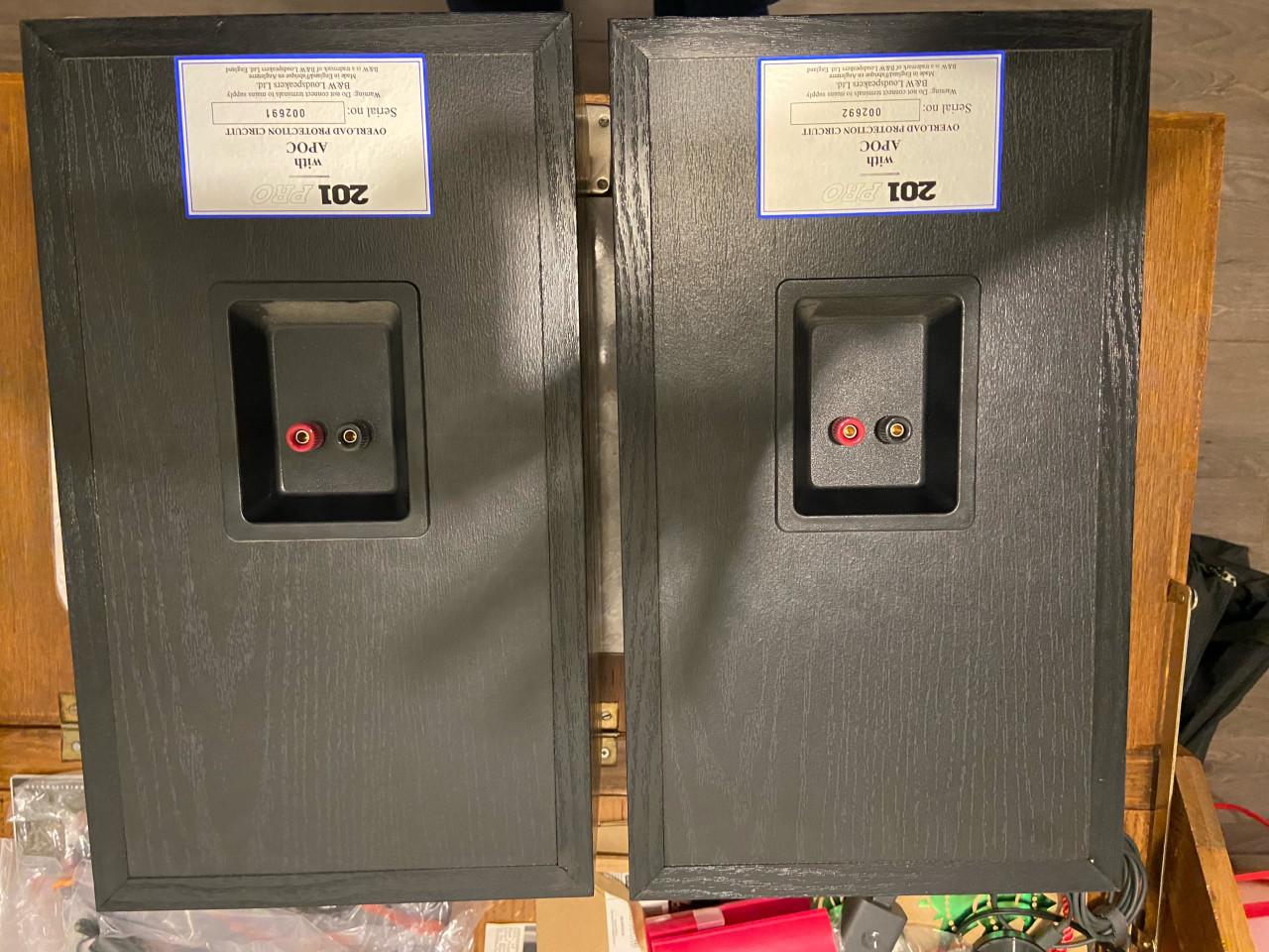 B&W monitor geluidboxen