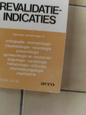Revalidatie indicaties H J Stijns