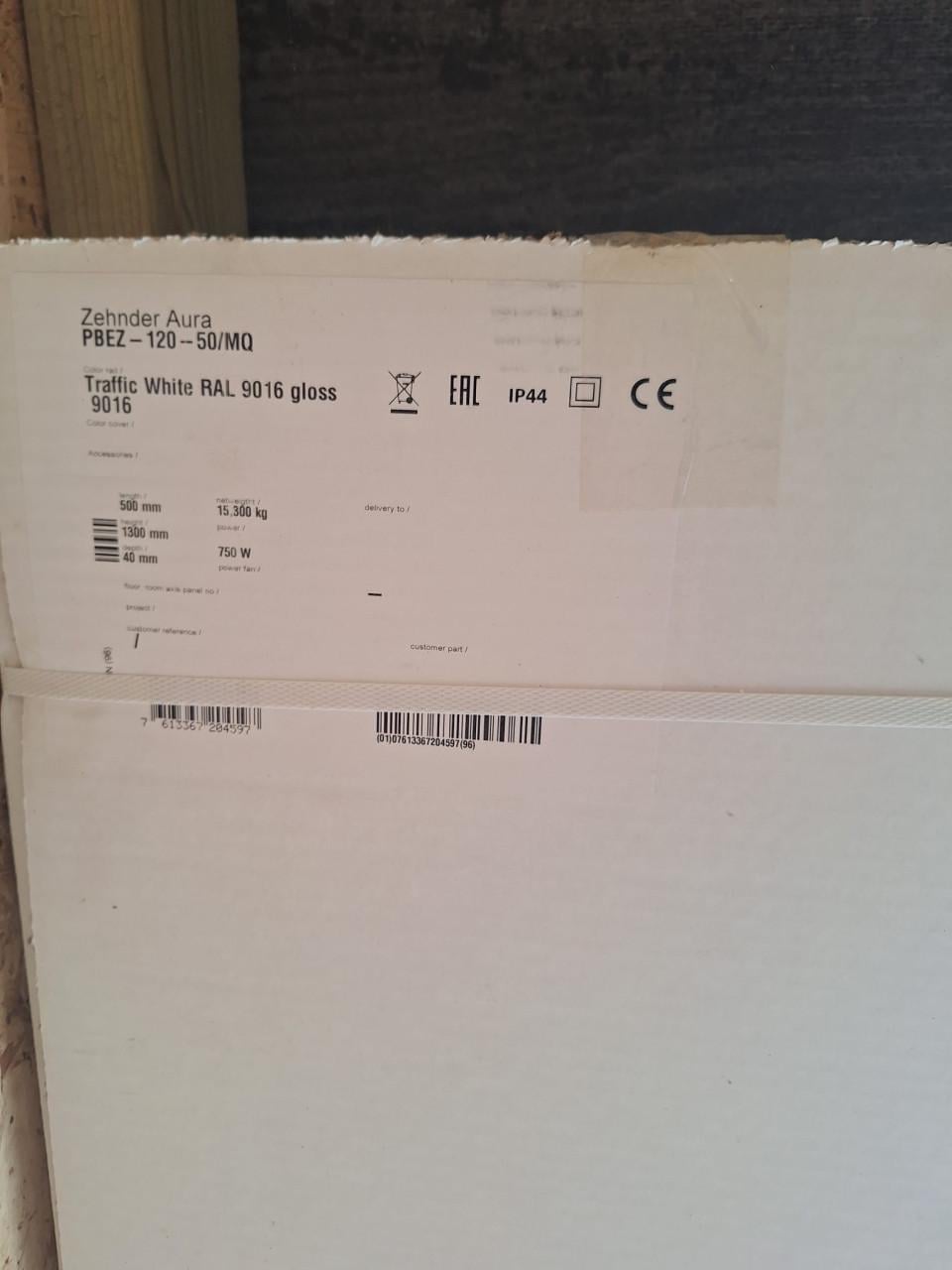 Electrische Zehner Aura radiator wit