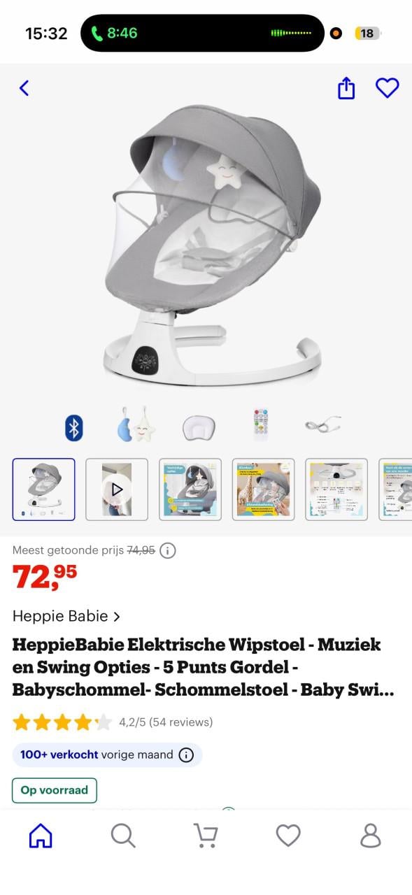 Elektrische wipstoel