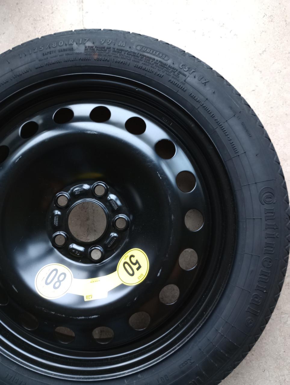 Reservewiel Volvo V60 en krik