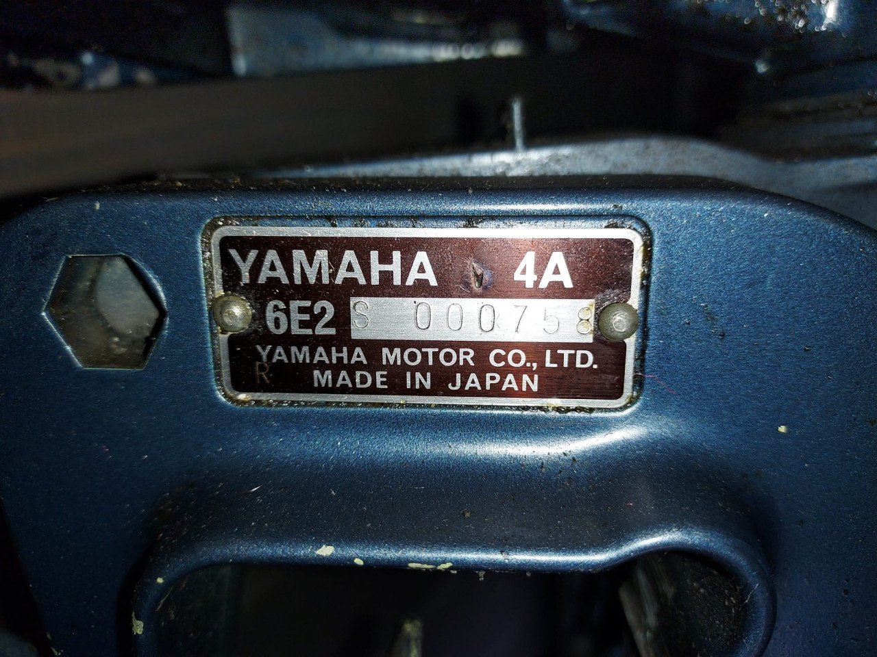 Buitenboord motorYamaha 2 takt 4 PK buitenboord motor