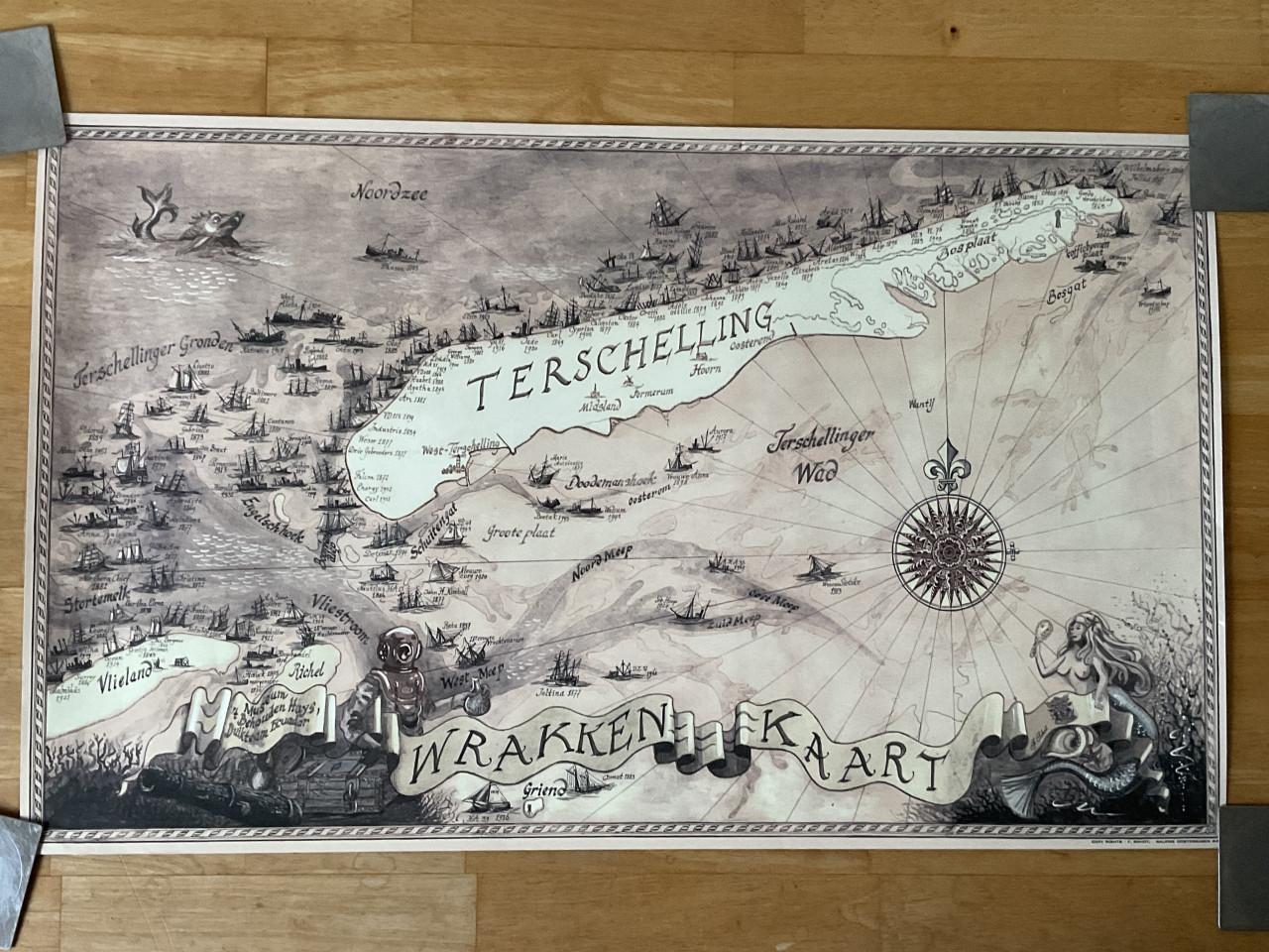 Wadden Wrakken kaarten
