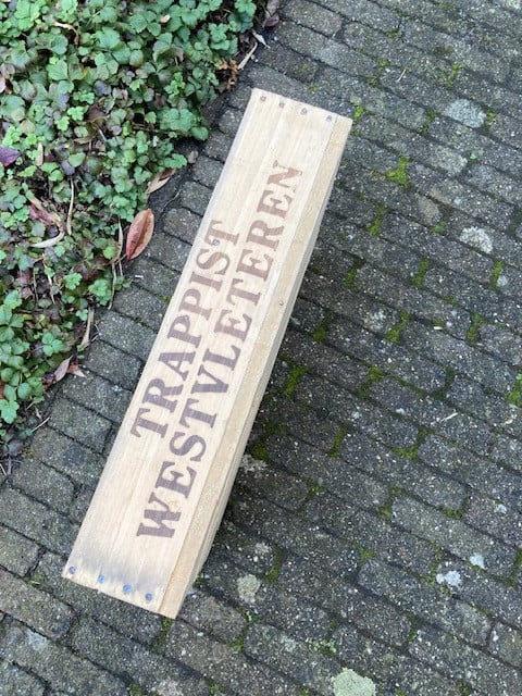 Westvleteren kratje exclusief flesjes