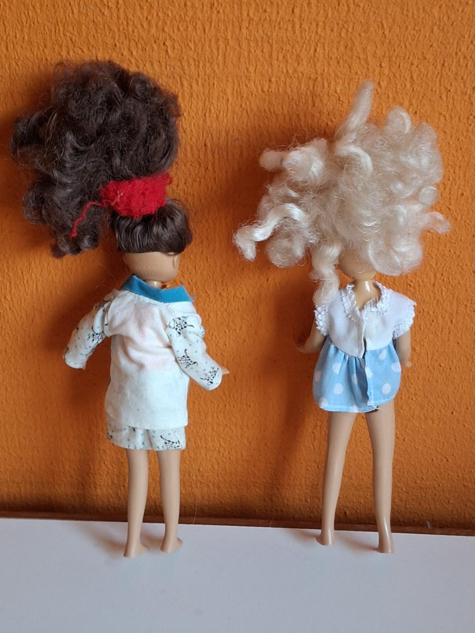 2 kleine barbies van Kid Core 20 cm