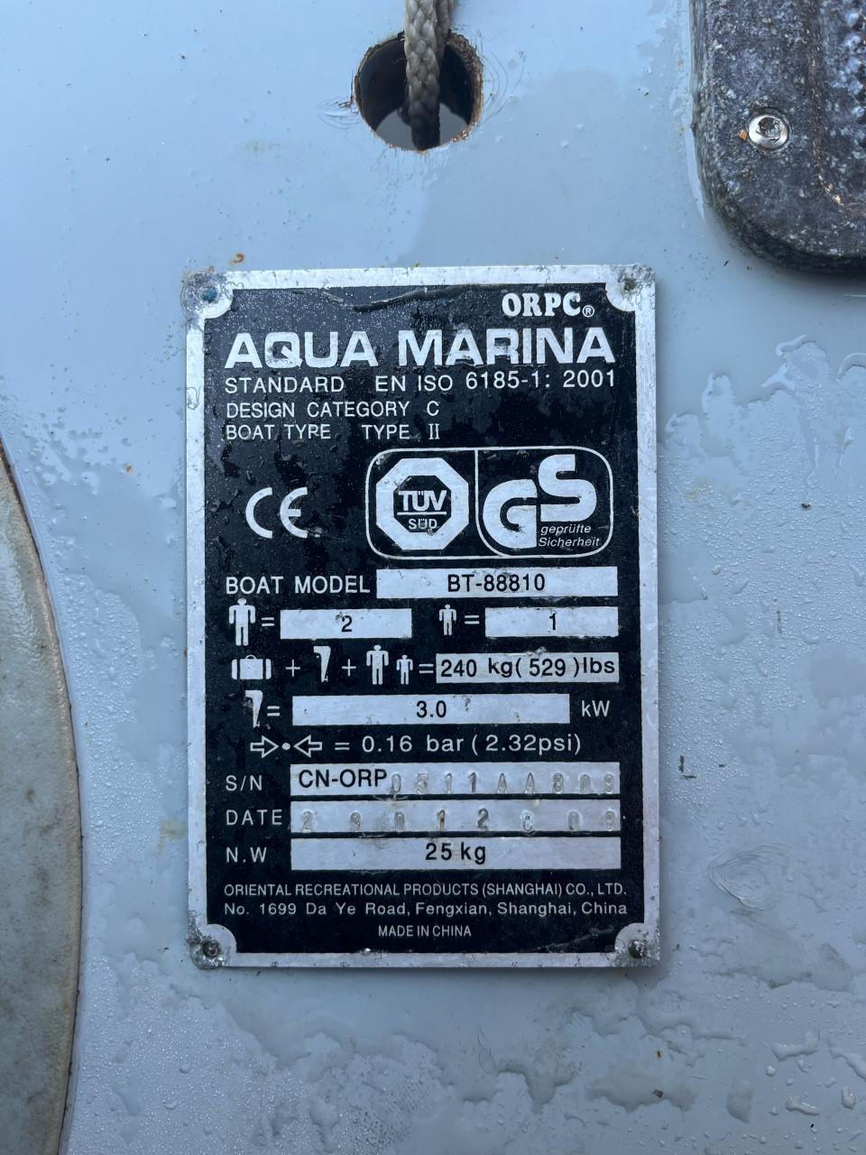 Aqua Marina Rubberboot BT-88810
