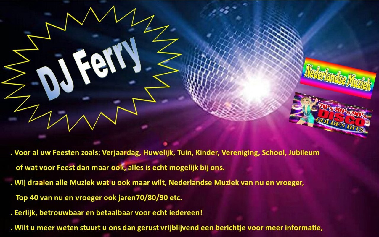 Binnenkort een Feestje en op zoek naar gezellige muziek erbij?