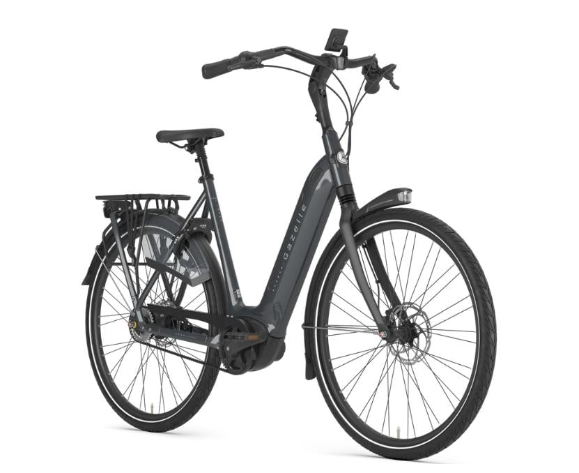 De degelijke Gazelle Grenoble C5 HMB met bosch middenmotor