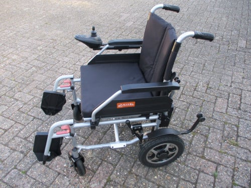 Zgan Excel Qnect opvouwbare electrische rolstoel voorzien van nieuwe accu,s