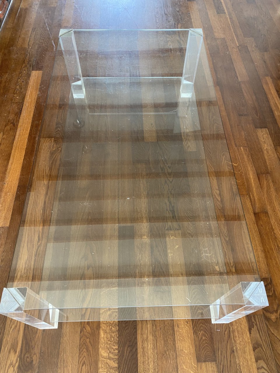 Italiaans design glazen salontafel