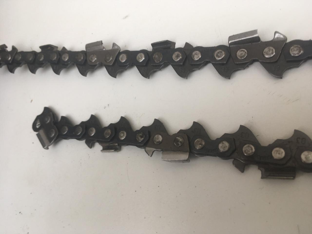 Zaagketting voor groote kettingzaag .404 1,6mm haaks  op maat