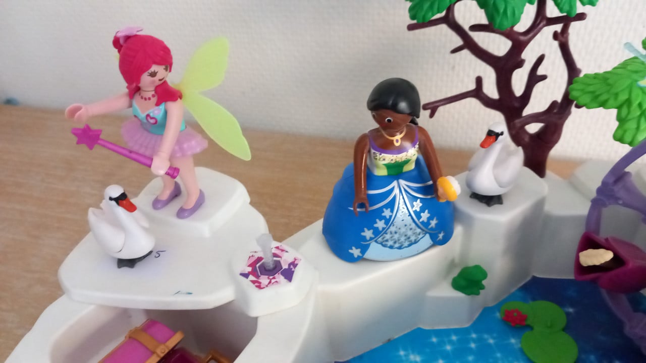 Playmobil groeiende plantentuin met fee en prinses