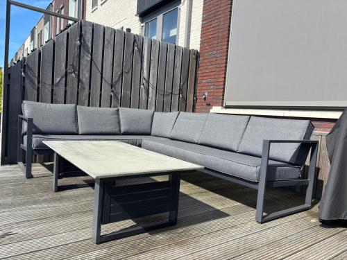 Loungeset Jutlandia Vonge 6-persoons zwart