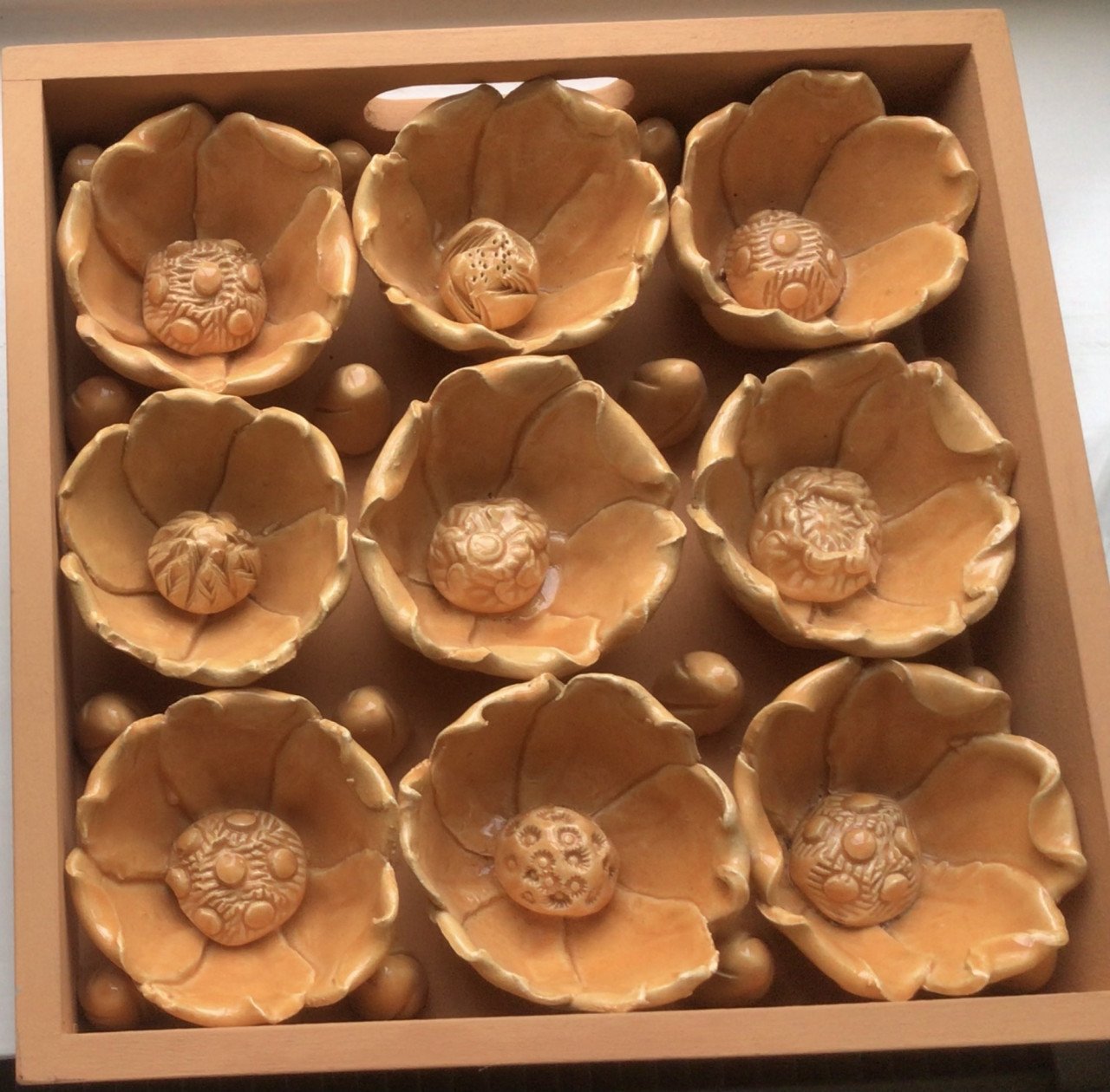 Keramieken bloemen