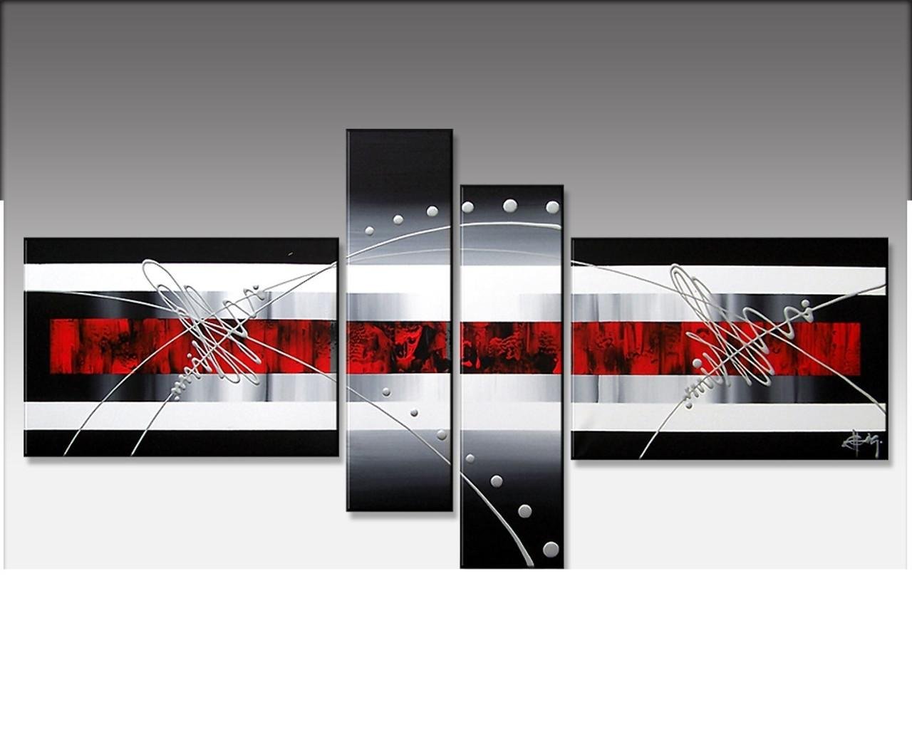 ... Forex ... Prachtig Acryl 5 luik van Gia Hung 180 cm x 100 cm