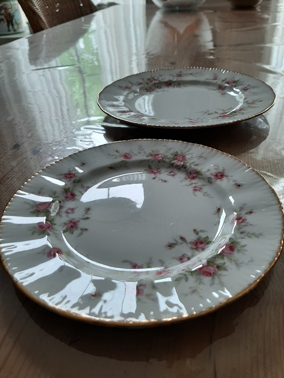 PARAGON VICTORIANA ROSE - 1 BEBAKBORDJE & 1 ONTBIJTBORDJE